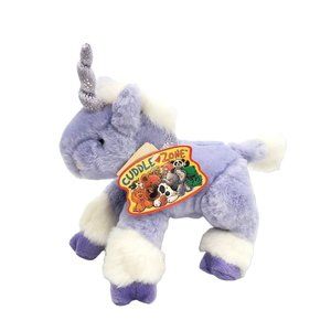 VTG HTF 2001 Commonwealth Pastel Purple 8” Unicorn Stuffed Plush‎ Toy EUC TAGS
